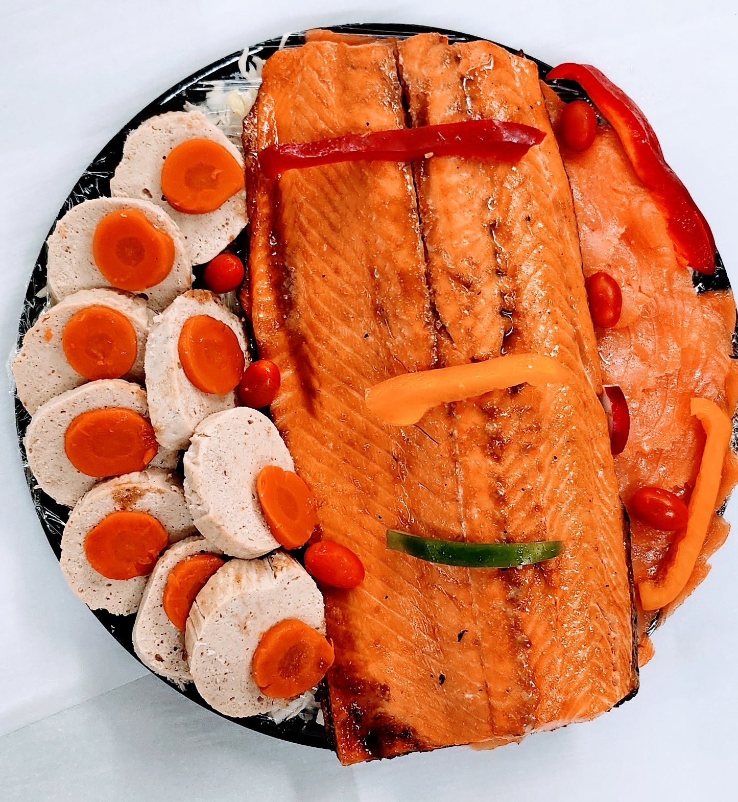Gourmet salmon platter