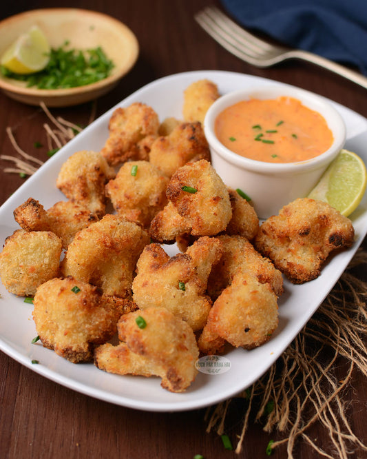 Mini breaded cauliflower