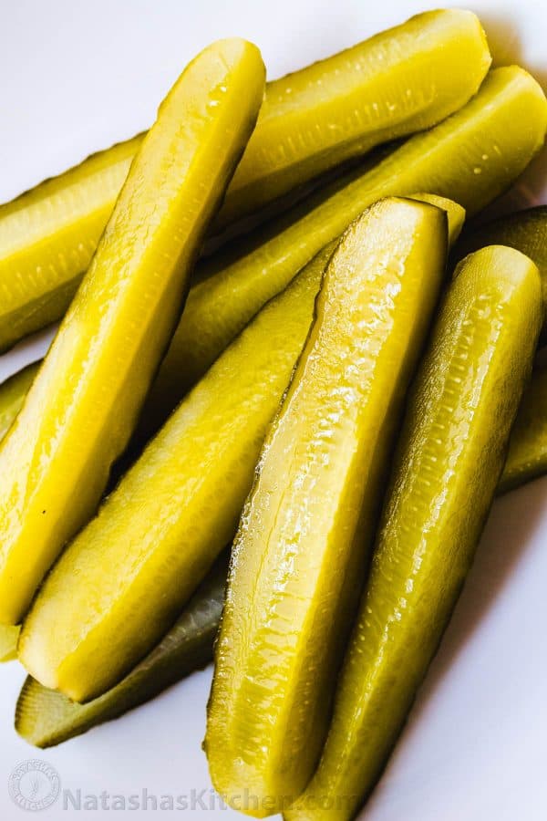 Pickles, cut