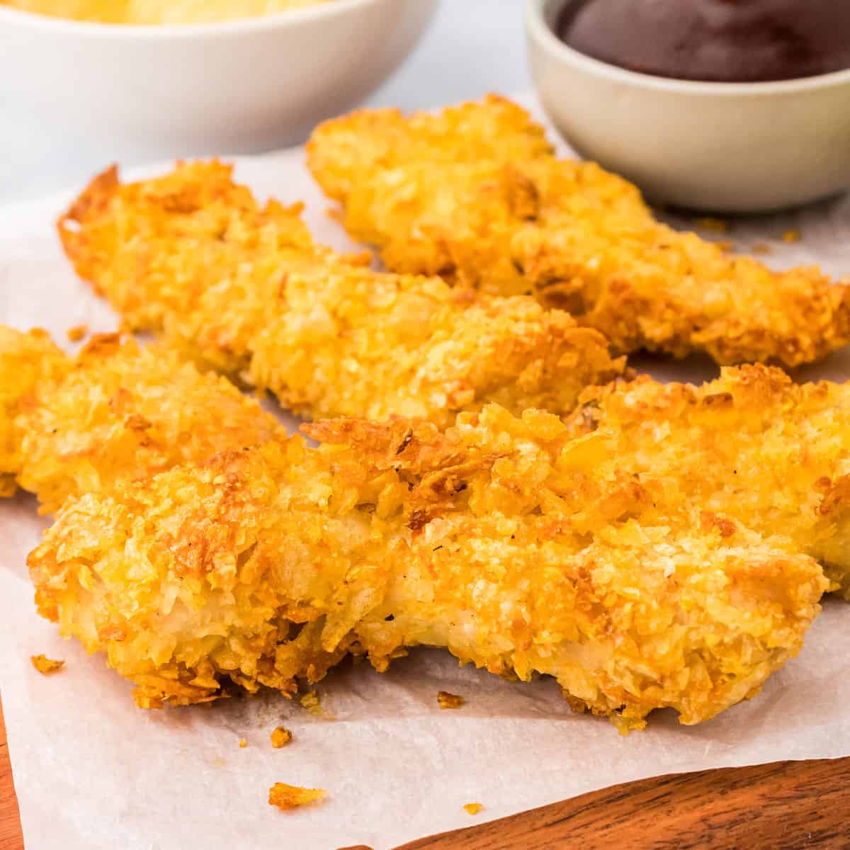 Crispy potato chip fingers