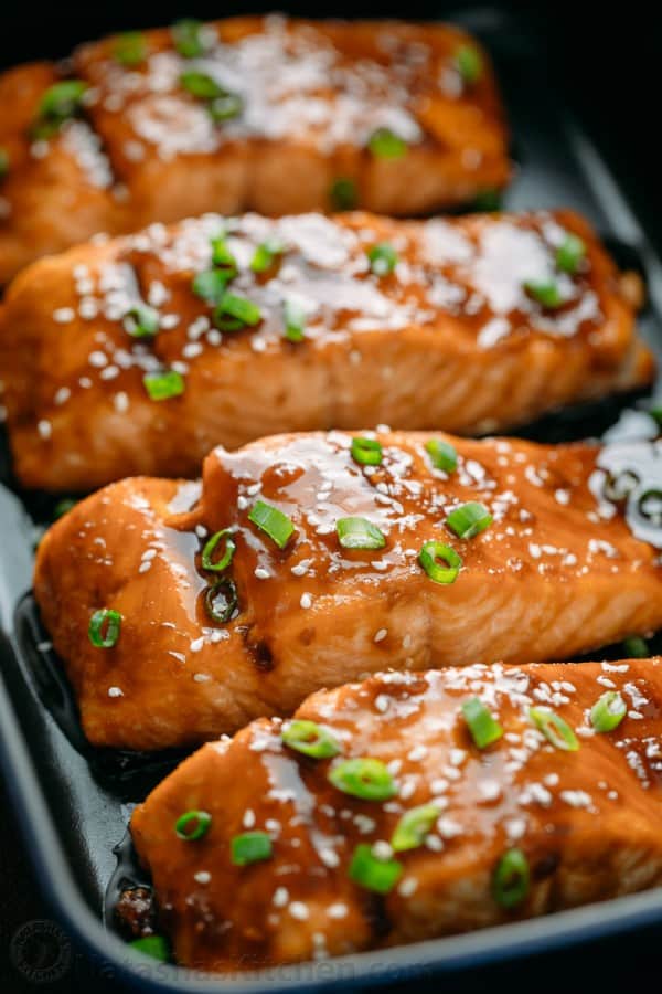 Teriyaki salmon
