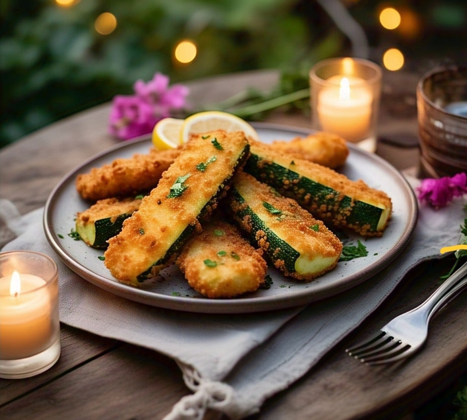 Breaded zucchini fingers