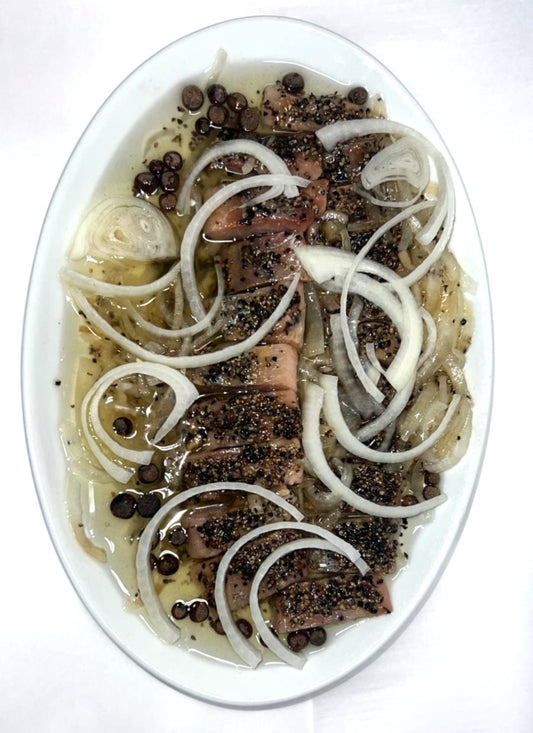 Swedish Herring Pepper Crust