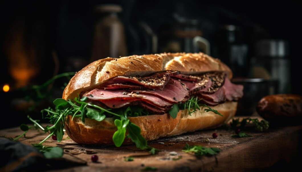 Beef Pastrami sandwich platter