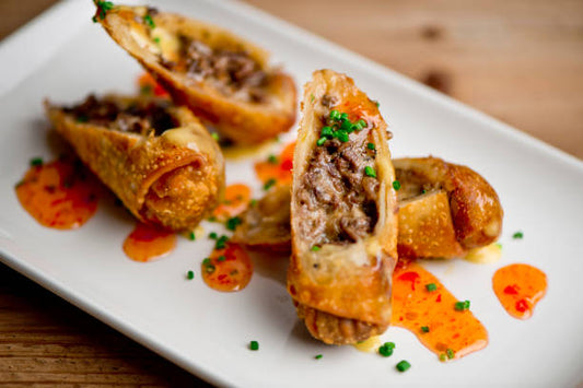Brisket egg roll