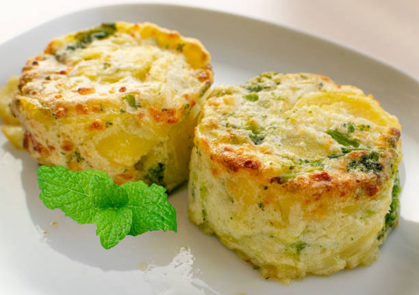 Broccoli cheese quiche